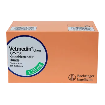 Ветмедин таблетки (Пимобендан, Vetmedin) 1,25мг №100 (100 таблеток)